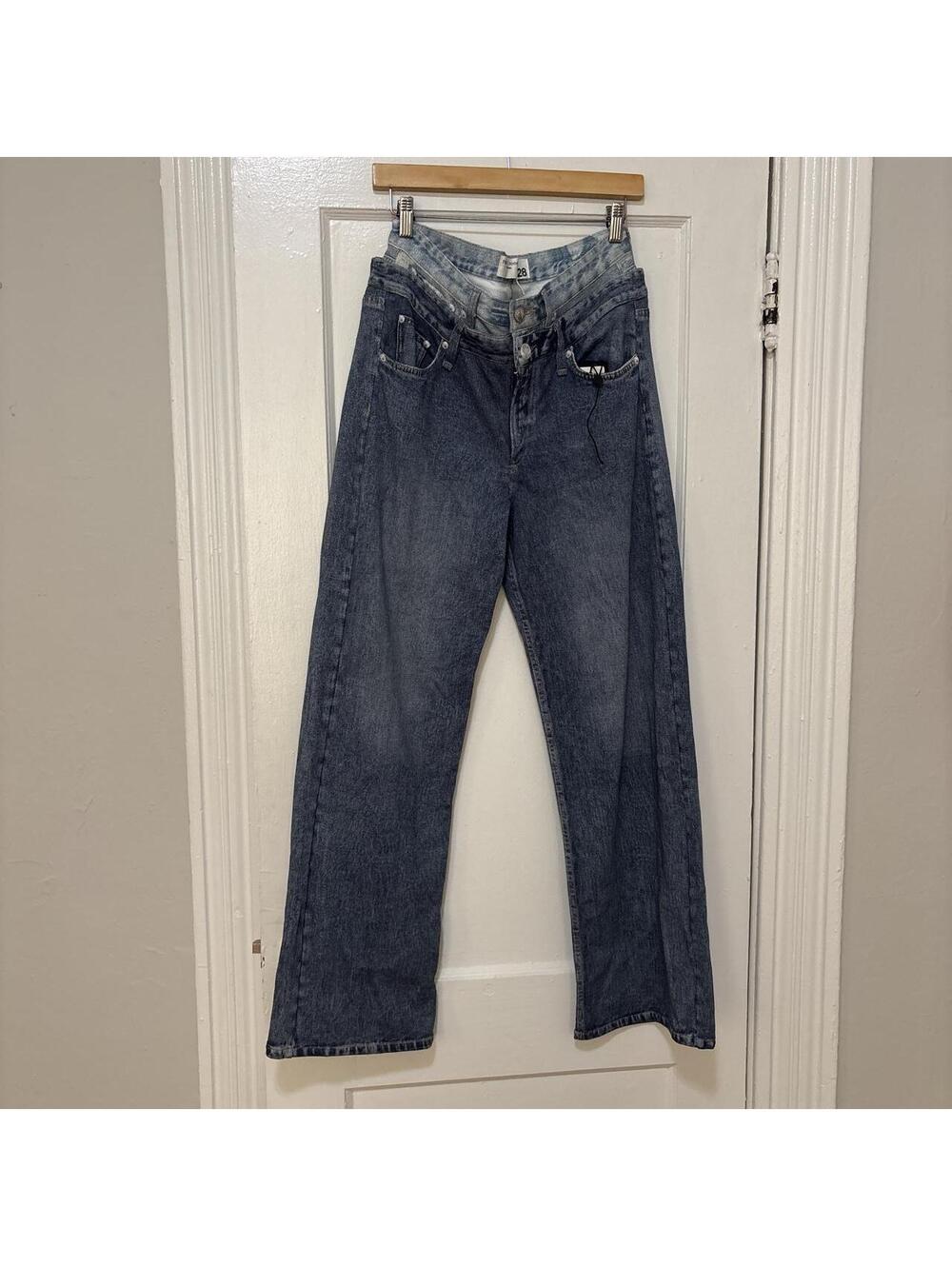 Rag & Bone Women's Blue and Navy Jeans